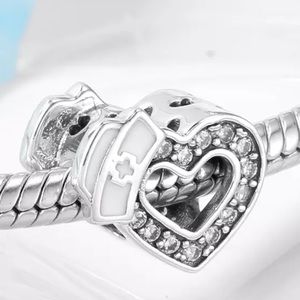 HEART NURSE SILVER CHARM FOR PANDORA BRACE…